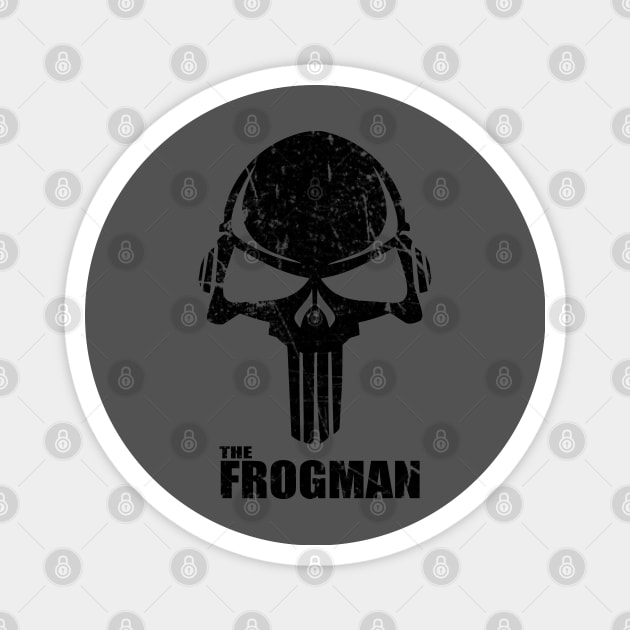 The Frogman (distressed) Magnet by TCP